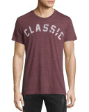 Classic Graphic Pocket T-Shirt, Maroon