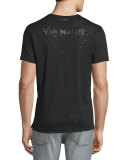 Van Halen Short-Sleeve Graphic Burnout T-Shirt, Black