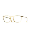 Lummis 47 Translucent Fashion Glasses, Beige