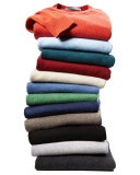 Cashmere V-Neck Sweater, Orange