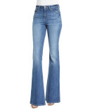 Heather High-Waist Boot-Cut Jeans, Leonard