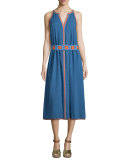 Savannah Sleeveless Embellished Midi Dress