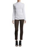 Club Wool Skinny Pants, Army Green