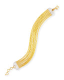 Vertigo Pave 24K Seven-Row Bracelet