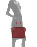 Amy Medium Gancio Leather Tote Bag, Opera/Framboise 