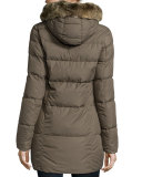 Arwen Puffer Jacket with Fur Hood 