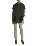 Thompson Slim Straight-Leg Jeans, Cobblestone