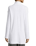 Twisted Organic Cotton Terry Kimono Cardigan 