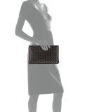 Loubiposh Spiked Clutch Bag, Black