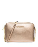 Jet Set Travel Large Crossbody Bag, Pale Gold