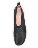 Kuss Demi-Wedge Comfort Pump, Black