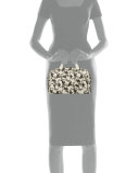Velvet Bouquet Small Intrecciato Duffel Bag, White