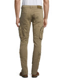 Mallison Garment-Dyed Cargo Jeans, Birch