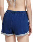 French Terry Beach Shorts, Indigo