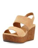 Glassy Wedge Platform Sandal, Sandalo