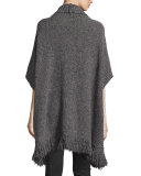 Hatice Tweed Cowl-Neck Tunic Sweater