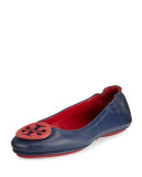 Minnie Travel Ballerina Flat, Red/Blue