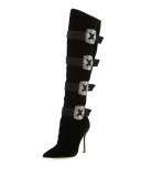 Fufius Hangisi 105mm Knee Boot, Black