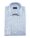 Shadow Bengal-Striped Long-Sleeve Dress Shirt