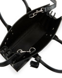 Sac de Jour Nano Leather Satchel Bag, Black