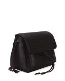 Medium Intrecciato Flap Tie-Front Shoulder Bag