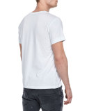 Logo Graphic V-Neck T-Shirt, White