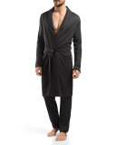 Lorenzo Soft-Knit Robe, Beluga
