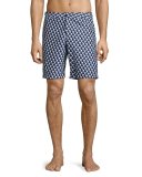 Dane 2 Graphic Swim Trunks, Navy