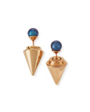 Double Titan Pearl Earrings