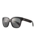 Brinley Square Sunglasses, Black
