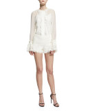 Gigi Lace Shorts, Ivory