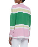 Colorblock Draped Cardigan, Petite