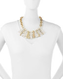 Dauphiné Pearly Stick Collar Necklace