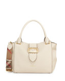 Dashwood Medium Buckle Tote Bag, Limestone