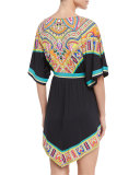 Nepal Printed Tunic Coverup