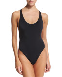 Marini Solid Racerback One-Piece Swimsuit