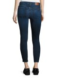 The Icon Mid-Rise Cropped Skinny Jeans, Kidd