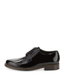Miles Patent Star-Stud Derby Shoe