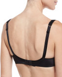 Hanae Padded Balconette Bra, Black