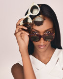 Palm Beach Round Sunglasses, Tortoise