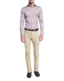 Collection Perfect Poplin 5-Pocket Pants, Sandalwood