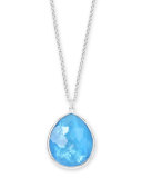 Wonderland Large Pendant Necklace in Ice