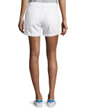 Carpenter Cuffed Shorts, Aged Bright White