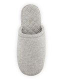 Cashmere-Blend Scuffette Slipper