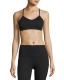 Converging Straps Sports Bra, Jet