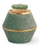 Faux-Shagreen Cone Match Striker