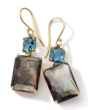 18k Rock Candy® Snowman Double-Drop Earrings 
