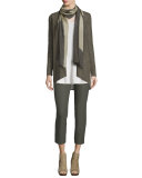 Long Silk Jersey Tunic