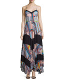 Skye Sleeveless Combo Maxi Dress