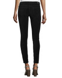 Verdugo Ultra-Skinny Ankle Jeans, Black Overdye